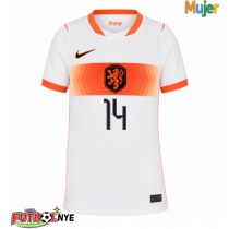 Camiseta Países Bajos Tijjani Reijnders #14 Visitante Equipación para mujer Mundial 2026 manga corta